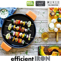 Efficient Cast Iron Grill Pan