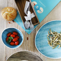 12.5 cm - Tognana B-Rush Piatto Dessert Drop In Porcellana Set 6 Pz