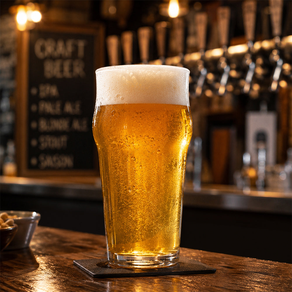 Collezione di bicchieri e boccali da birra per casa