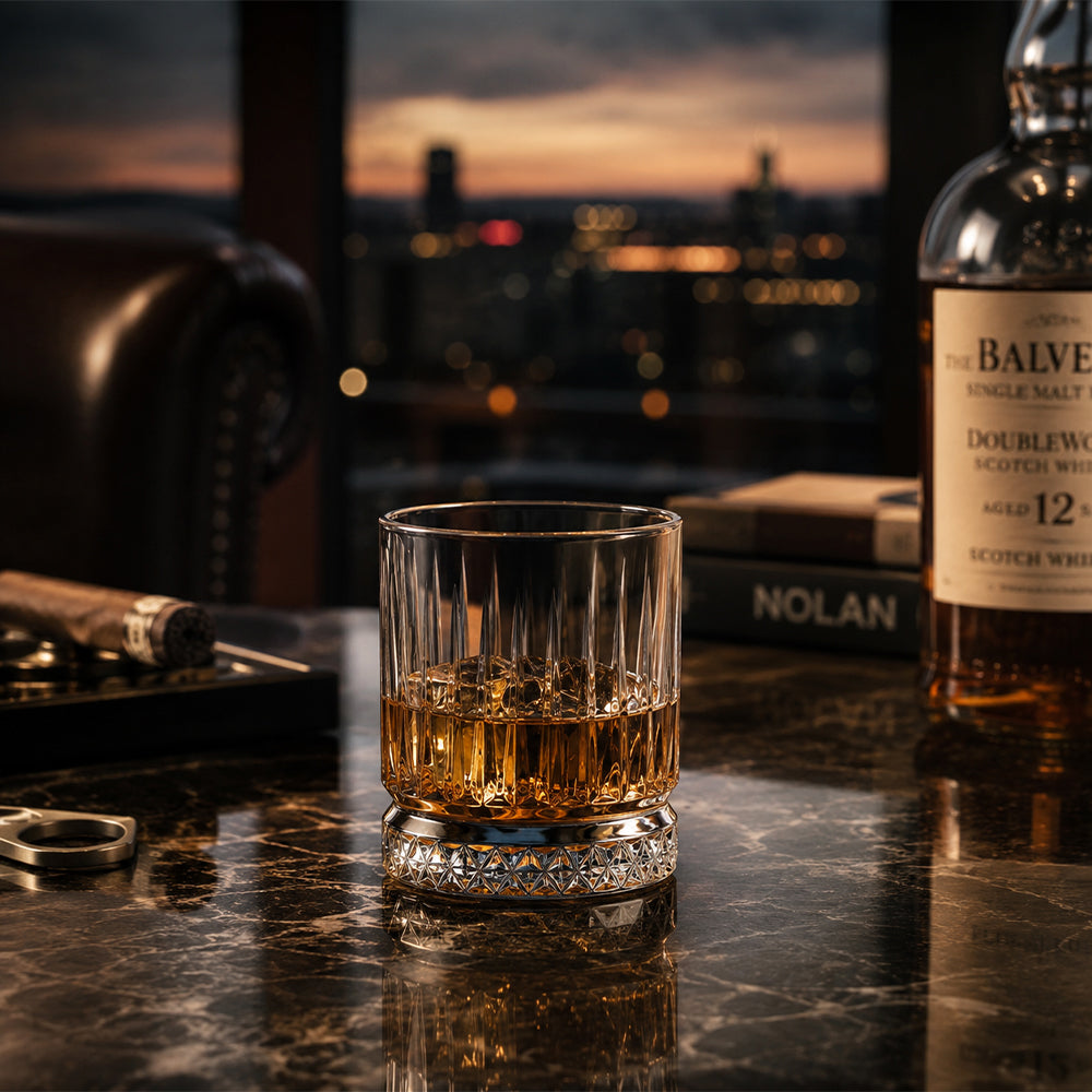Pasabahce Timeless bicchiere decorato da whisky da 34,5 cl