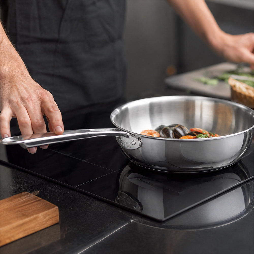 Pentole Agnelli Alu-Inox 3 Ply compatibili con induzione