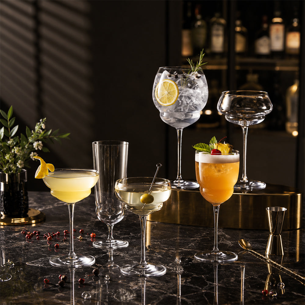 Bormioli Luigi Backdoor 20s bicchieri cocktail stile speakeasy