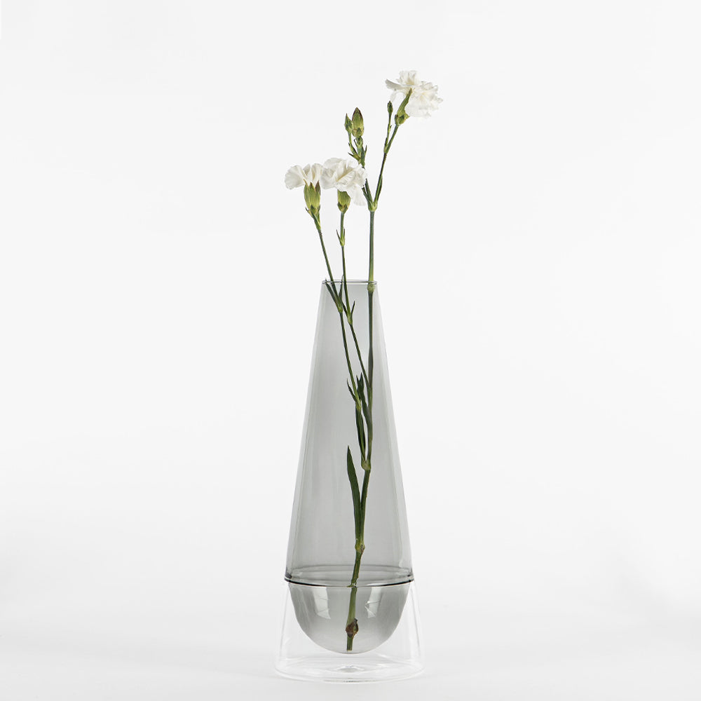35 cm - Conosfera Borosilicate Glass Flower Vase