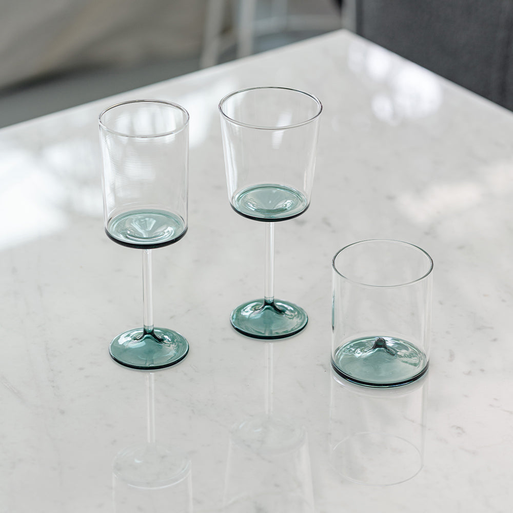 46.5 cl - Zafferano Discobolo Calice Vino Rosso In Vetro Set 4 Pz
