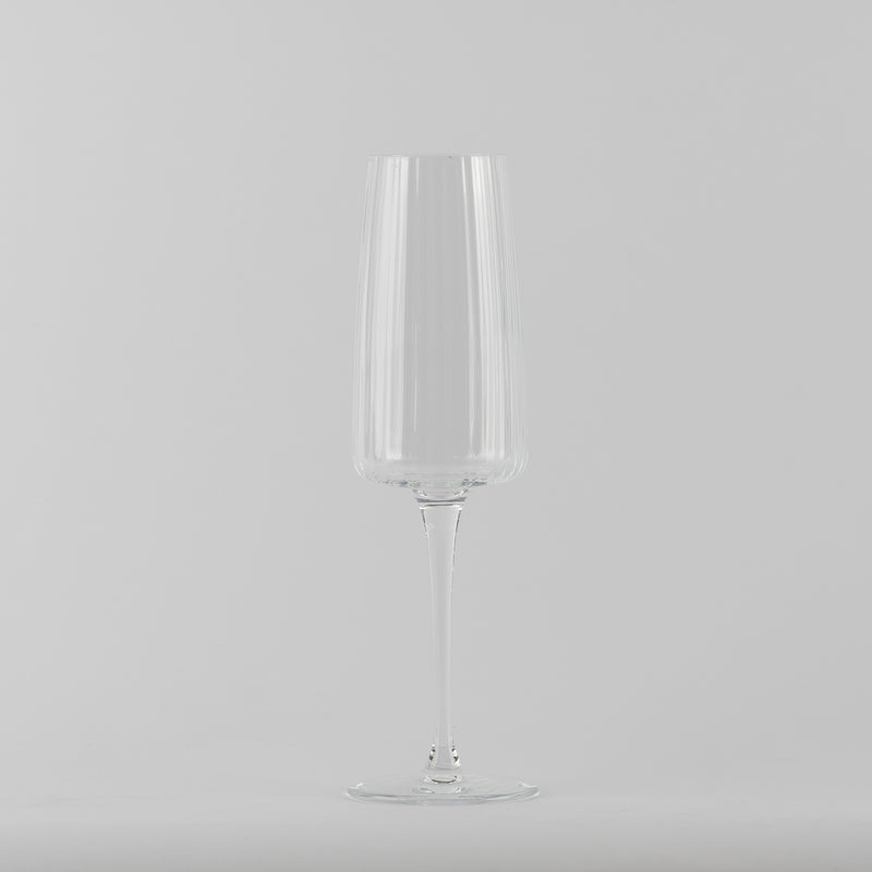25.5 cl - Exclusiva Calice Flute in Vetro - Set 6 Pezzi
