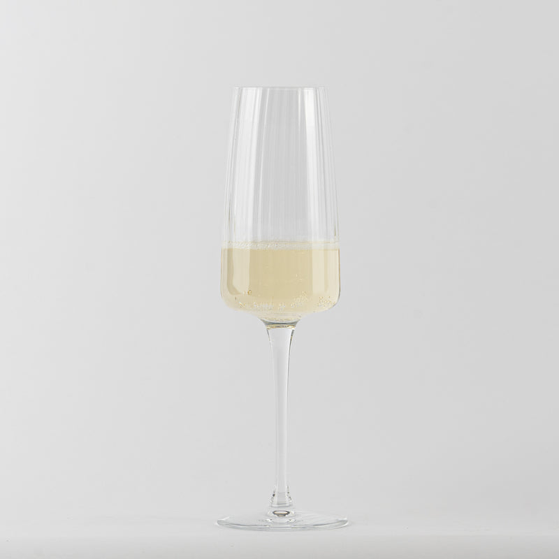 25.5 cl - Exclusiva Calice Flute in Vetro - Set 6 Pezzi