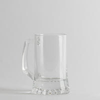 28,7 cl - Stern Bierkrug aus Glas - Set 2 Stück