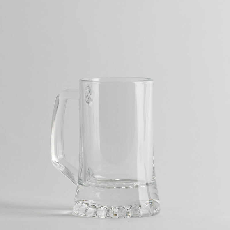 28,7 cl - Stern Bierkrug aus Glas - Set 2 Stück