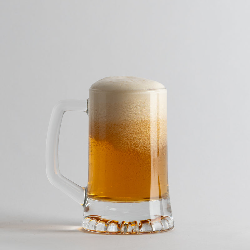 28,7 cl - Stern Bierkrug aus Glas - Set 2 Stück