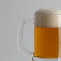 28,7 cl - Stern Bierkrug aus Glas - Set 2 Stück