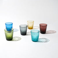 35 cl - Balloton Bicchiere Acqua in Vetro Soffiato - Set 6 Pezzi