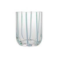 36 cl - Artisan Bicchiere Acqua Striato In Vetro Set 6 Pz