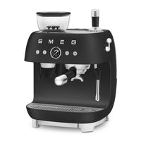 Smeg 50's Style Macchina da Caffè Espresso Manuale Con Macina Caffè