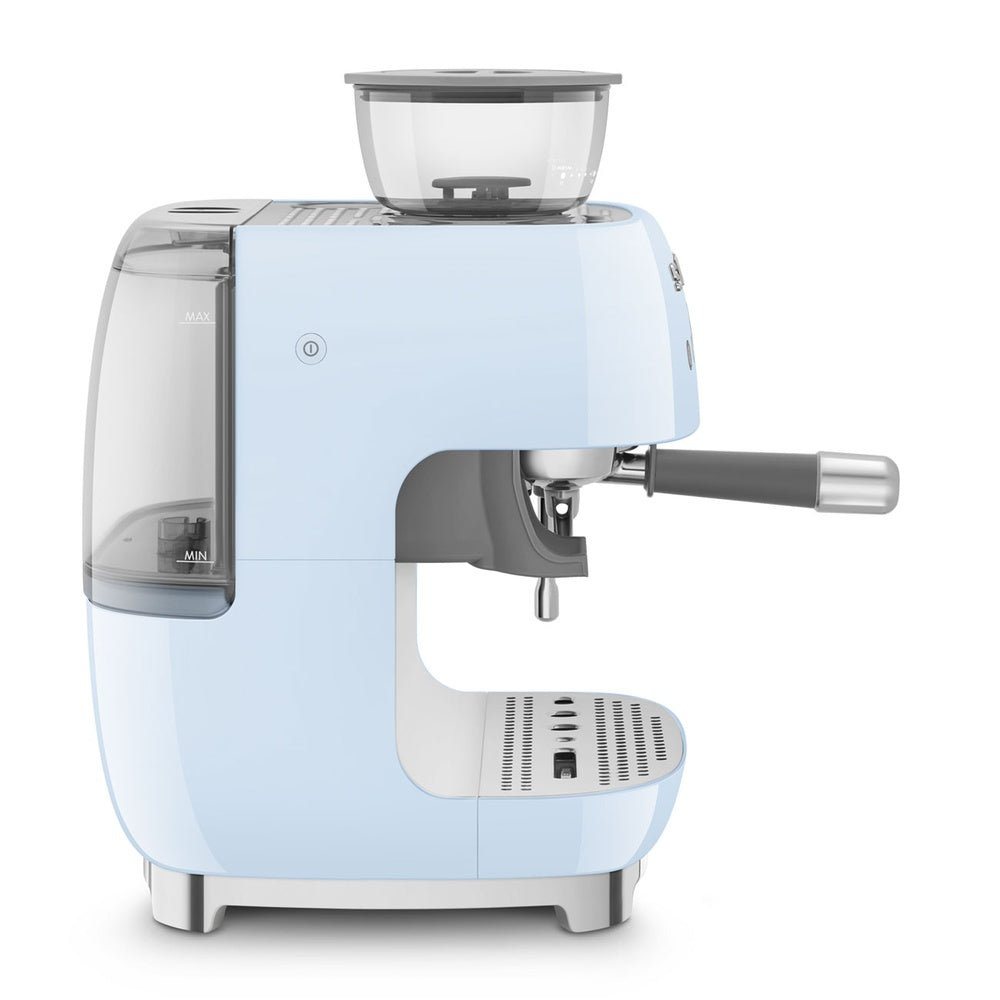 Smeg 50's Style Macchina da Caffè Espresso Manuale Con Macina Caffè
