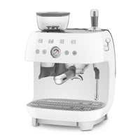 Smeg 50's Style Macchina da Caffè Espresso Manuale Con Macina Caffè