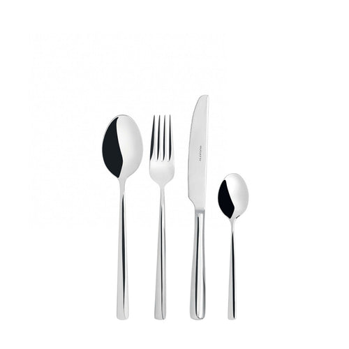 Bugatti Metropolis Servizio Posate In Acciaio Inox 18/10 - Set 24 Pz