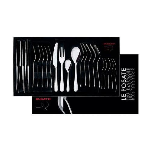 Bugatti Siena Servizio Posate In Acciaio Inox 18/10 - Set 24 Pz