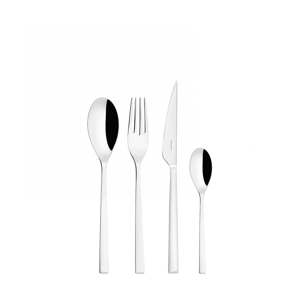 Bugatti Goccia Servizio Posate In Acciaio Inox 18/10 - Set 24 Pz