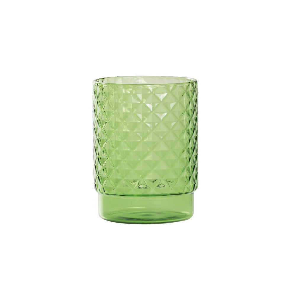 45 cl - Zafferano Isolano Bicchiere Acqua Impilabile In Vetro Borosilicato Set 4 Pz
