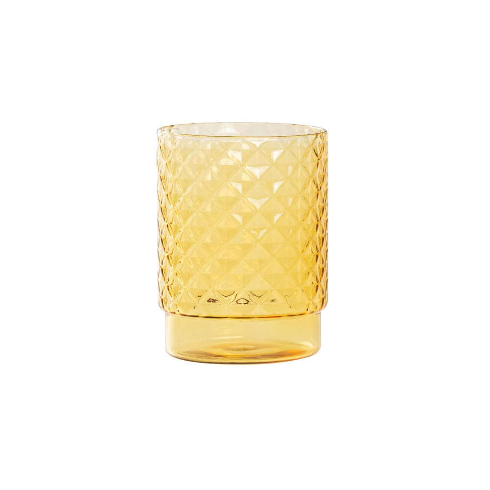 45 cl - Zafferano Isolano Bicchiere Acqua Impilabile In Vetro Borosilicato Set 4 Pz