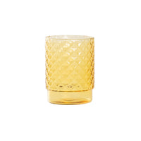 45 cl - Zafferano Isolano Bicchiere Acqua Impilabile In Vetro Borosilicato Set 4 Pz