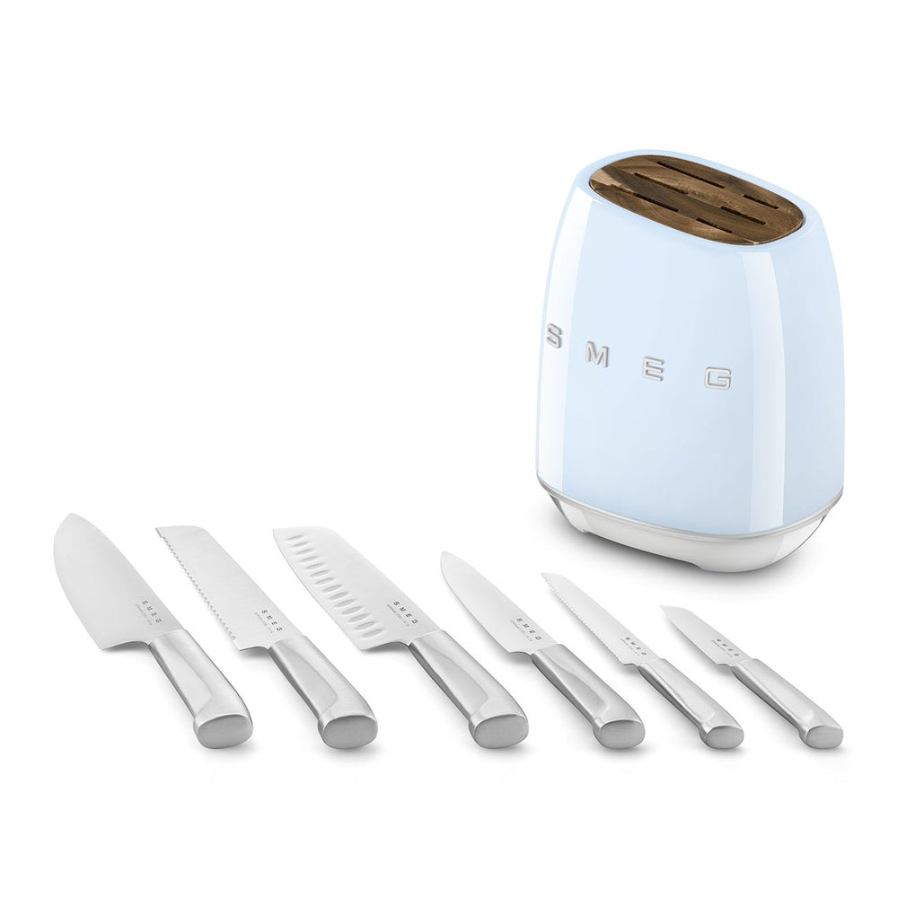 Smeg 50's Style Ceppo Con Coltelli - Set 6 Pz