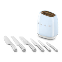 Smeg 50's Style Ceppo Con Coltelli - Set 6 Pz