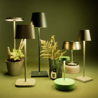 7x27 cm - Zafferano Poldina Micro Lampada Da Tavolo Dimmerabile