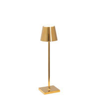 7x27 cm - Zafferano Poldina Micro Lampada Da Tavolo Dimmerabile