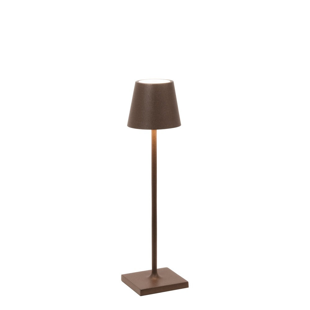 7x27 cm - Zafferano Poldina Micro Lampada Da Tavolo Dimmerabile