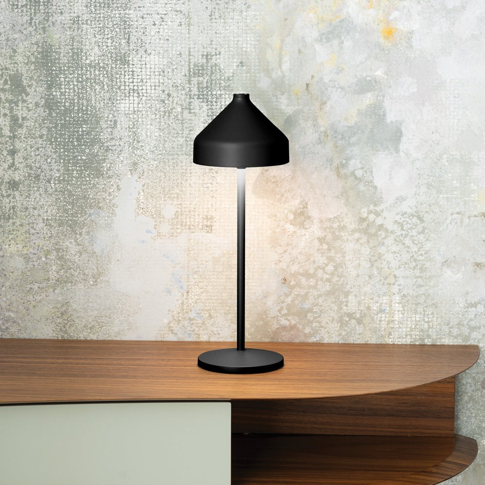 34 cm - Zafferano Amelie Lampada Da Tavolo Dimmerabile