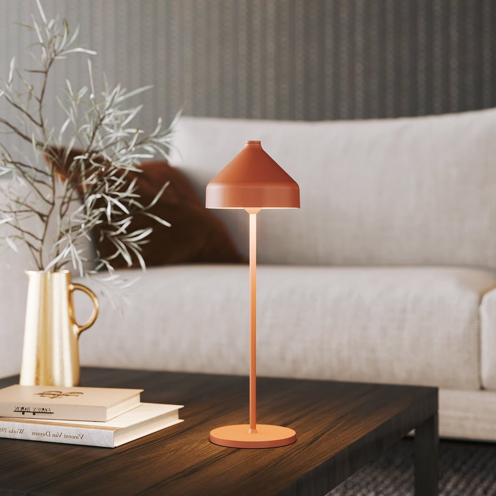 34 cm - Zafferano Amelie Lampada Da Tavolo Dimmerabile