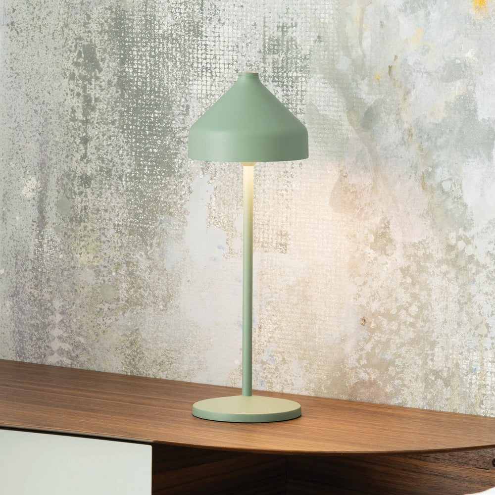 34 cm - Zafferano Amelie Lampada Da Tavolo Dimmerabile