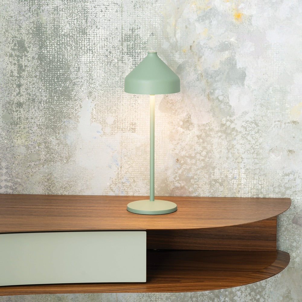 34 cm - Zafferano Amelie Lampada Da Tavolo Dimmerabile