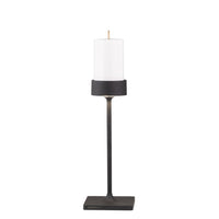 8.7 x H.30.6 cm - Zafferano Perpetua Midi Lampada Da Tavolo Dimmerabile In Alluminio