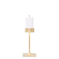 8.7 x H.25.6 cm - Zafferano Perpetua Mini Lampada Da Tavolo Dimmerabile In Alluminio