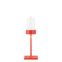 8.7 x H.25.6 cm - Zafferano Perpetua Mini Lampada Da Tavolo Dimmerabile In Alluminio