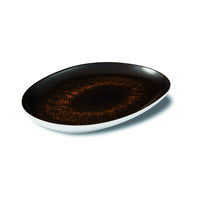 41.5x27 cm - Le Coq Estia Piatto Presentazione Vassoio Ovale In Porcellana Set 2 Pz