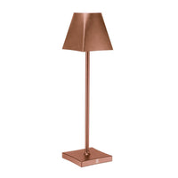 38.5 cm - Le Coq Etere Lampada Da Tavolo Dimmerabile In Alluminio
