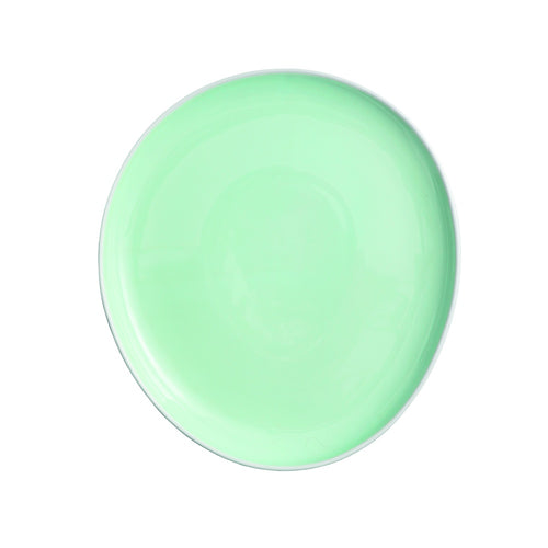 30.5x27.5 cm - Le Coq Ninfa Piatto Presentazione Obliquo In Porcellana Set 2 Pz