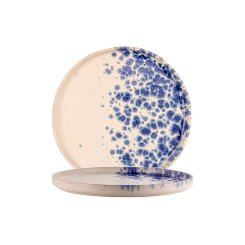 20.5 cm - Phobos Dinner Plate in Stoneware Set 6 Pz