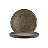 26,5 cm - Phobos Assiette Plate En Grès Ensemble 6 Pz