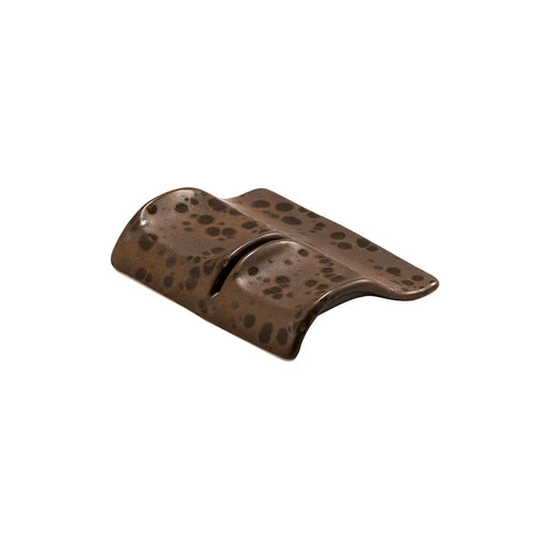 10x8 cm - Phobos Cutlery Rest In Stoneware Set 12 Pz