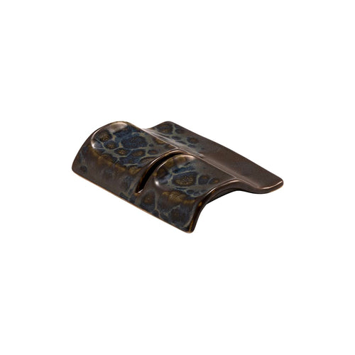 10x8 cm - Phobos Cutlery Rest In Stoneware Set 12 Pz