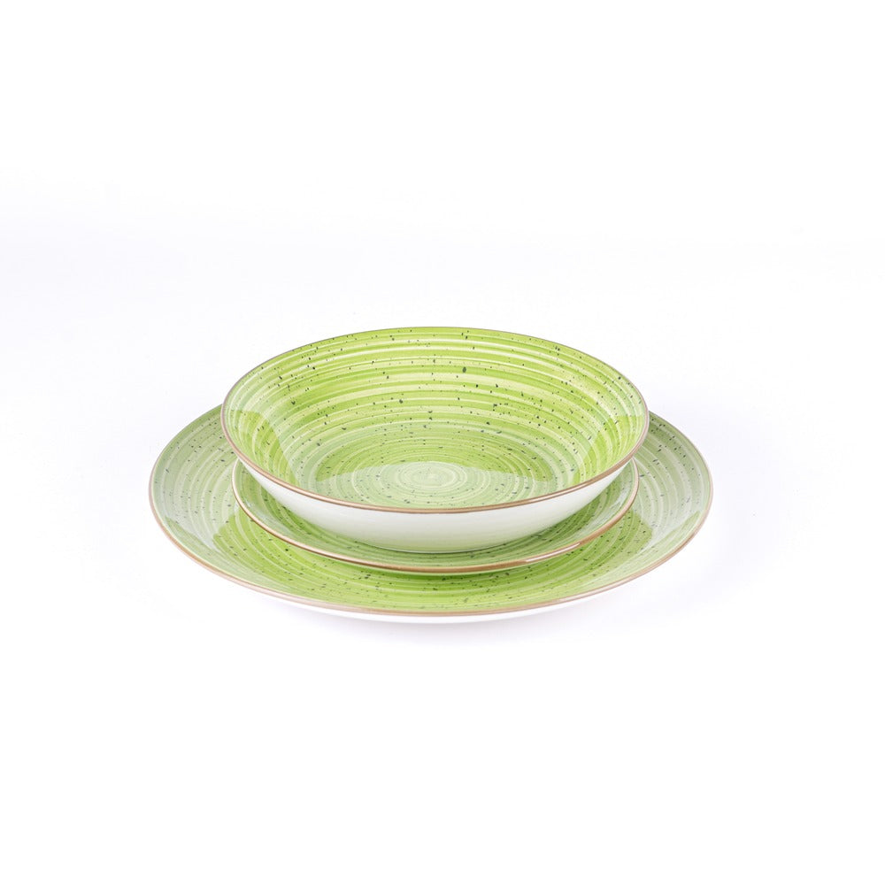 Madison Kaleido Porcelain Dinnerware Set - Set 18 Pieces
