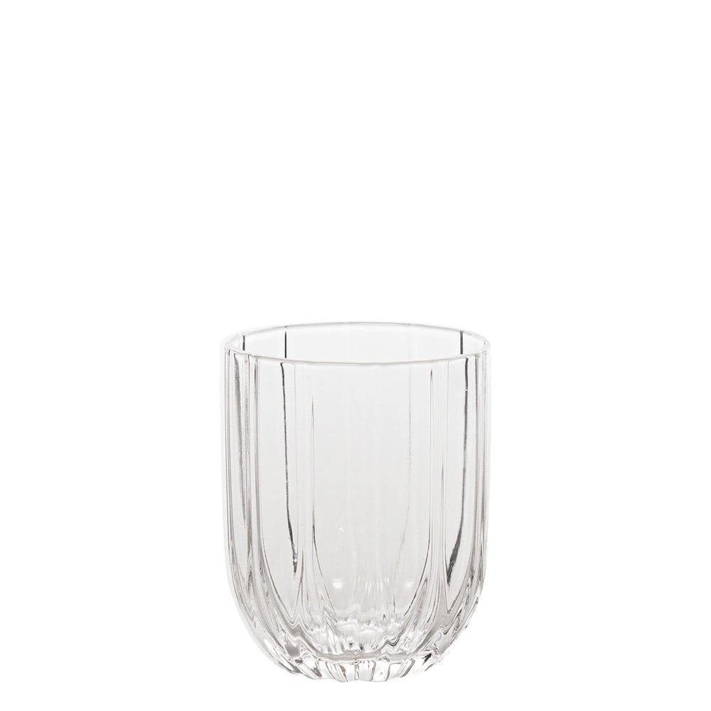 38.5 cl - Zafferano Margherita Bicchiere Acqua In Vetro - Set 4 Pz