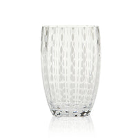 32 cl - Perle Verre À Eau Pallini Bianchi en Verre - Ensemble 2 Pcs