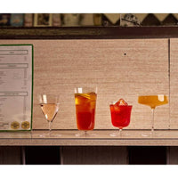 15 cl - Italesse Roxy Bar Dry Calice Cocktail Soffiato a Bocca In Vetro  - Set 6 Pz