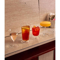 15 cl - Italesse Roxy Bar Dry Calice Cocktail Soffiato a Bocca In Vetro  - Set 6 Pz