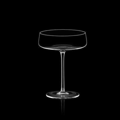 18 cl - Italesse Roxy Bar Saucer Calice Cocktail Soffiato a Bocca In Vetro  - Set 6 Pz